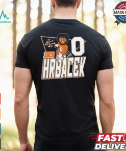 Zach Hrbacek 0 NCAA Sam Houston Bearkats football Caricature Signature t shirt