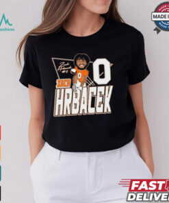 Zach Hrbacek 0 NCAA Sam Houston Bearkats football Caricature Signature t shirt