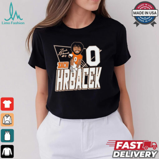 Zach Hrbacek 0 NCAA Sam Houston Bearkats football Caricature Signature t shirt