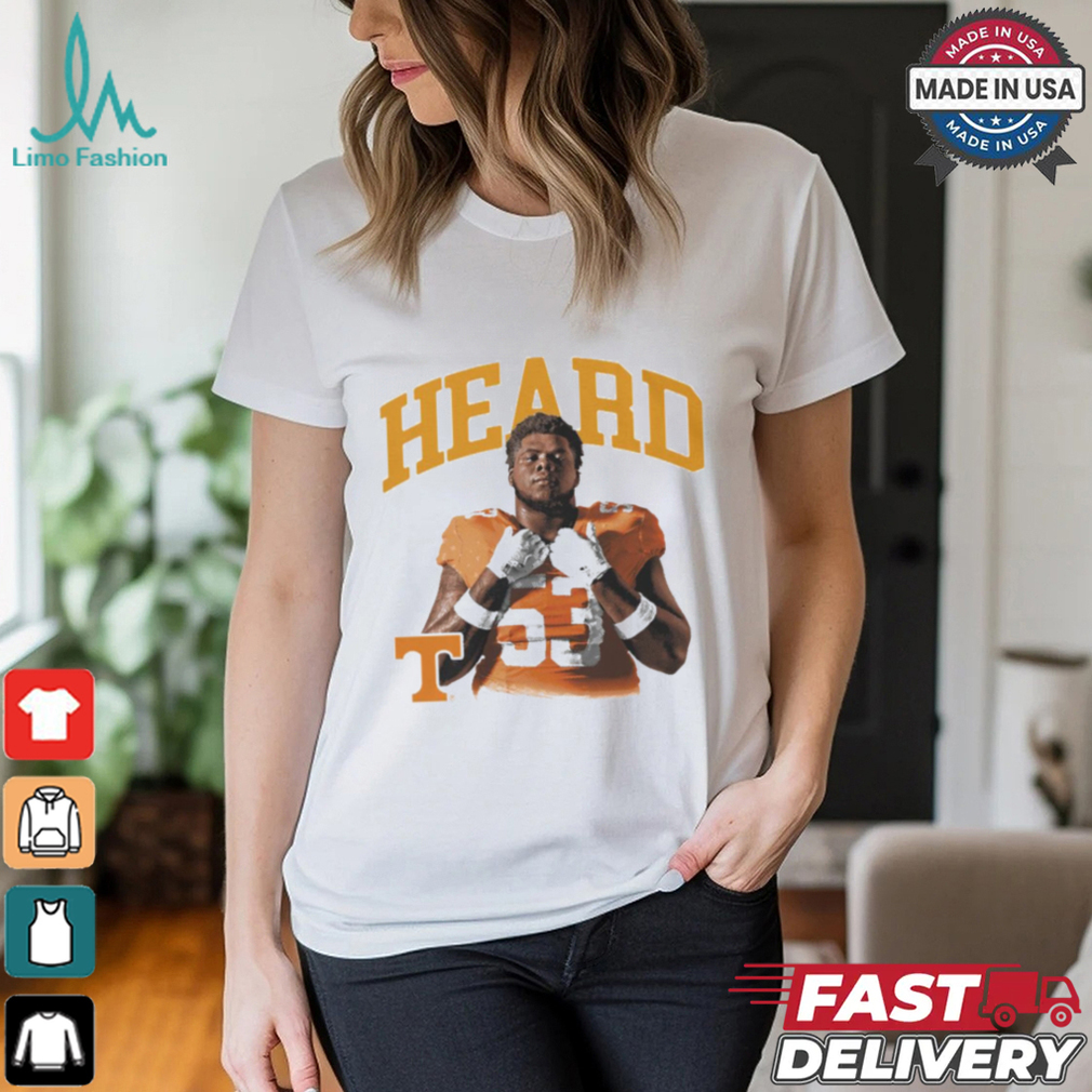 Zalance Heard Tennessee Volunteers Portrait t shirt Zalance Heard Tennessee Volunteers Portrait t shirt