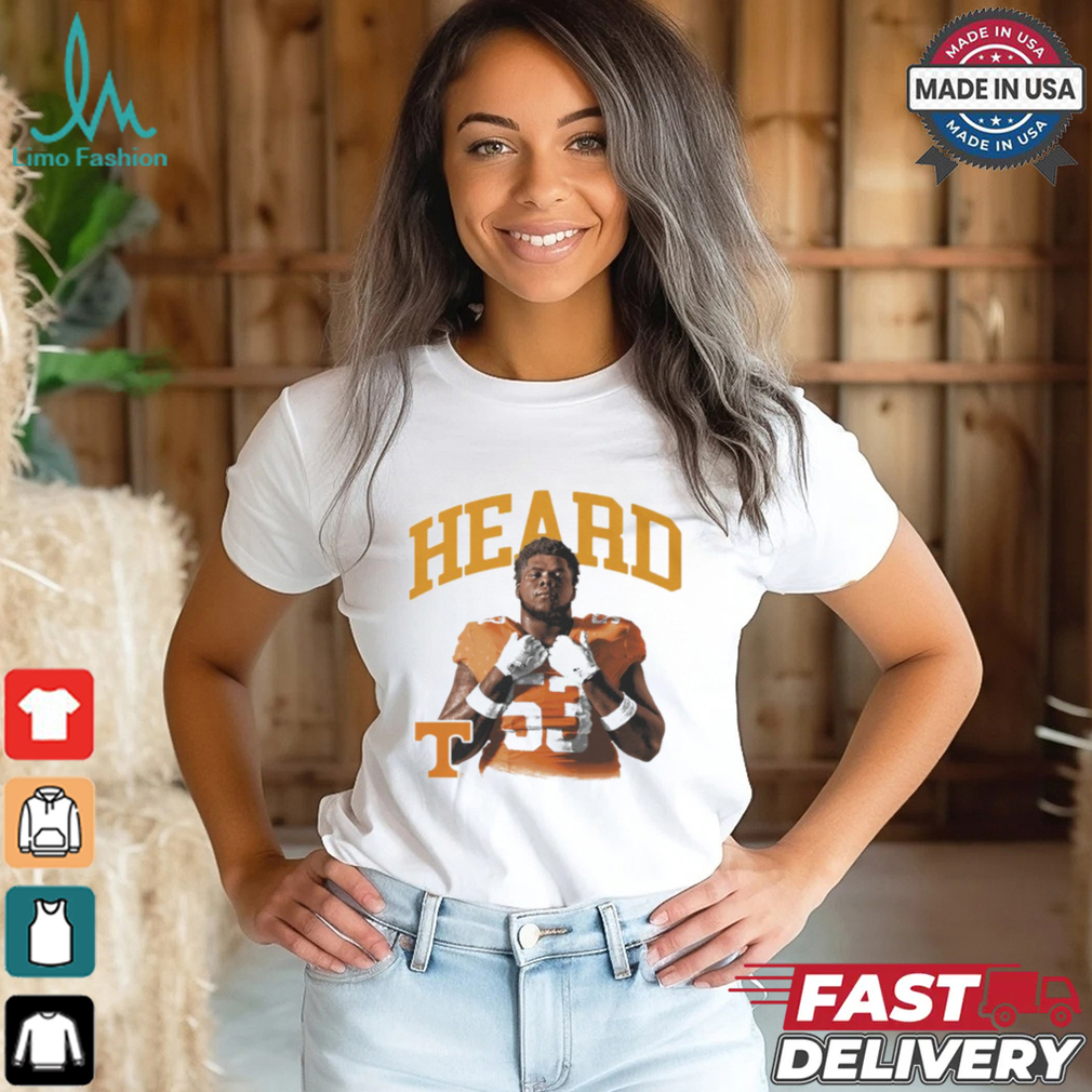 Zalance Heard Tennessee Volunteers Portrait t shirt Zalance Heard Tennessee Volunteers Portrait t shirt