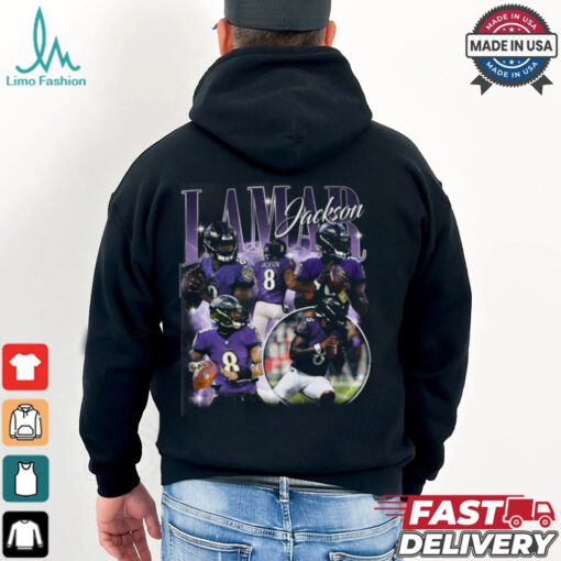 intage 90s Graphic Style Lamar Jackson shirt