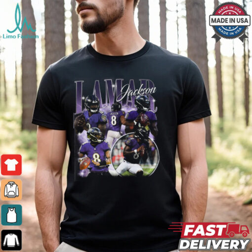 intage 90s Graphic Style Lamar Jackson shirt