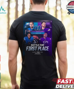 minnesota Vikings Vs Detroit Lions Battle For First Place 2024 Shirt