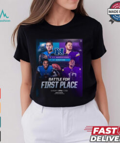 minnesota Vikings Vs Detroit Lions Battle For First Place 2024 Shirt