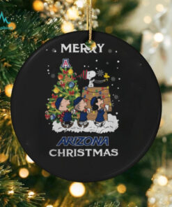 2024 Arizona Wildcats Snoopy And Friends Merry Christmas Shirt