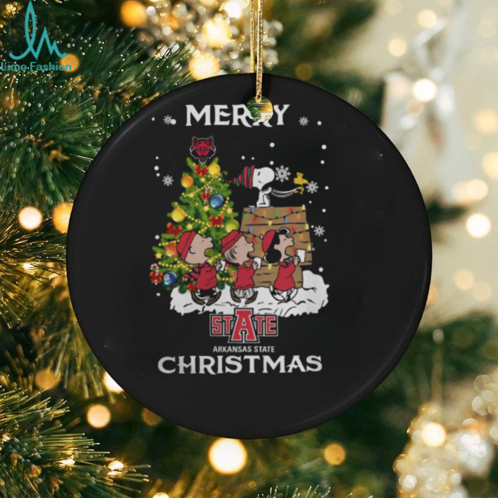 2024 Arkansas State Red Wolves Snoopy And Friends Merry Christmas Shirt 2024 Arkansas State Red Wolves Snoopy And Friends Merry Christmas Shirt
