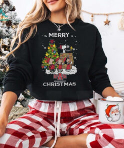 2024 Arkansas State Red Wolves Snoopy And Friends Merry Christmas Shirt