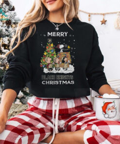 2024 Army Black Knights Snoopy And Friends Merry Christmas Shirt