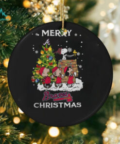 2024 Atlanta Braves Snoopy And Friends Merry Christmas Shirt