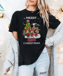 2024 Cincinnati Reds Snoopy And Friends Merry Christmas Shirt