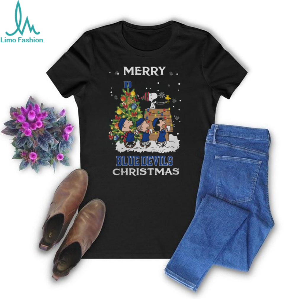 2024 Duke Blue Devils Snoopy And Friends Merry Christmas Shirt 2024 Duke Blue Devils Snoopy And Friends Merry Christmas Shirt
