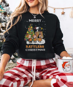 2024 Florida A&M Rattlers Snoopy And Friends Merry Christmas Shirt