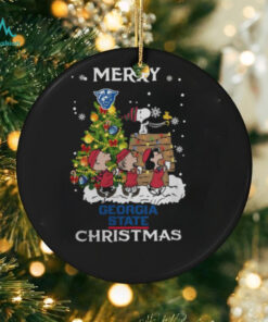 2024 Georgia State Panthers Snoopy And Friends Merry Christmas Shirt
