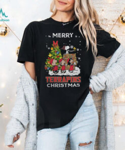 2024 Maryland Terrapins Snoopy And Friends Merry Christmas Shirt