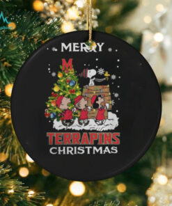 2024 Maryland Terrapins Snoopy And Friends Merry Christmas Shirt