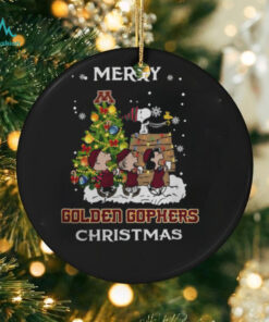 2024 Minnesota Golden Gophers Snoopy And Friends Merry Christmas Shirt