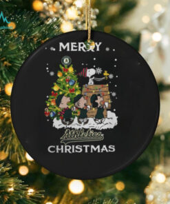 2024 Oakland Athletics Snoopy And Friends Merry Christmas Shirt