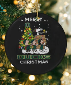 2024 Oregon Ducks Snoopy And Friends Merry Christmas Shirt