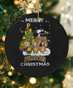 2024 Pittsburgh Pirates Snoopy And Friends Merry Christmas Shirt