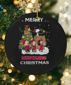 2024 SMU Mustangs Snoopy And Friends Merry Christmas Shirt