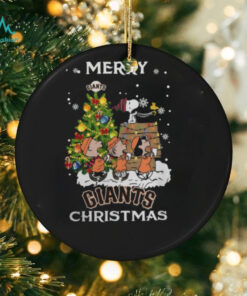 2024 San Francisco Giants Snoopy And Friends Merry Christmas Shirt