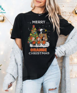 2024 Syracuse Orange Snoopy And Friends Merry Christmas Shirt