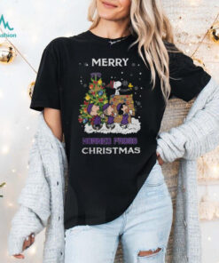 2024 TCU Horned Frogs Snoopy And Friends Merry Christmas Shirt