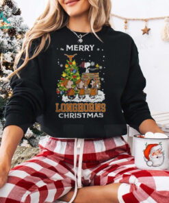 2024 Texas Longhorns Snoopy And Friends Merry Christmas Shirt