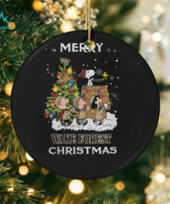 2024 Wake Forest Demon Deacons Snoopy And Friends Merry Christmas Shirt