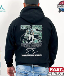 75 Vinny Curry Philadelphia Eagles Thank You For The Memories Signature Shirt