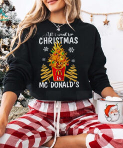 All I Want For Christmas MC Donald's Shirt