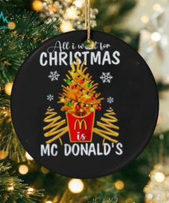 All I Want For Christmas MC Donald's Shirt