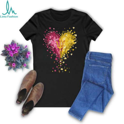 Arizona State Sun Devils Crystal Heart Shirt