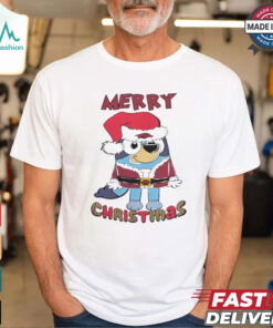 Arkansas Razorbacks Bluey Merry Christmas 2024 Shirt