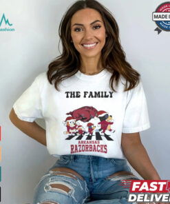 Arkansas Razorbacks X Family Bluey Merry Christmas 2024 Shirt