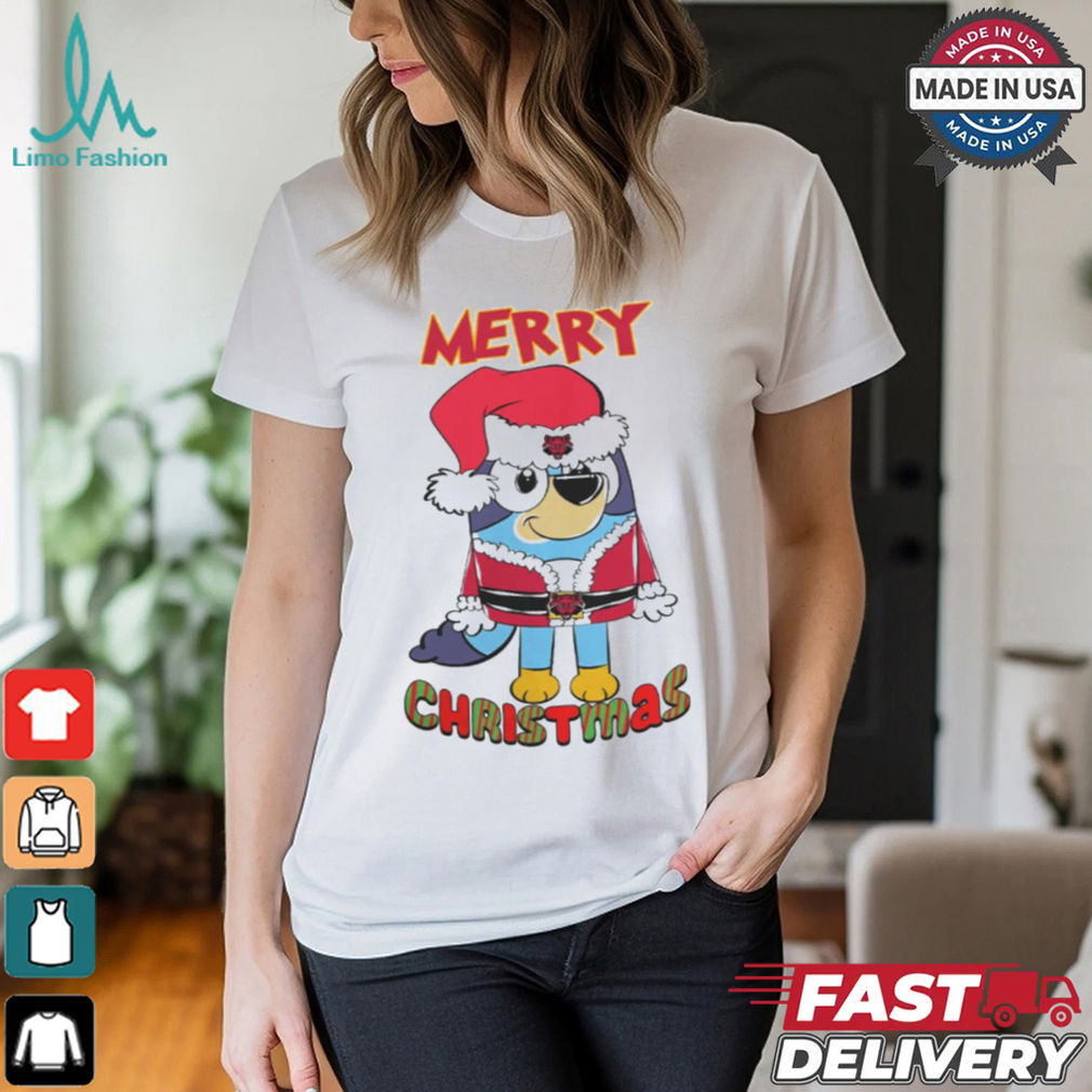 Arkansas State Red Wolves Bluey Merry Christmas 2024 Shirt Arkansas State Red Wolves Bluey Merry Christmas 2024 Shirt