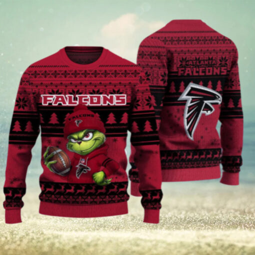Atlanta Falcons The Grinch Ugly Christmas Sweater NFL Xmas Gift