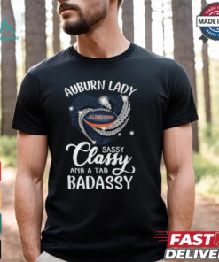 Auburn Laydy Sassy Classy And A Tad Badassy Shirt