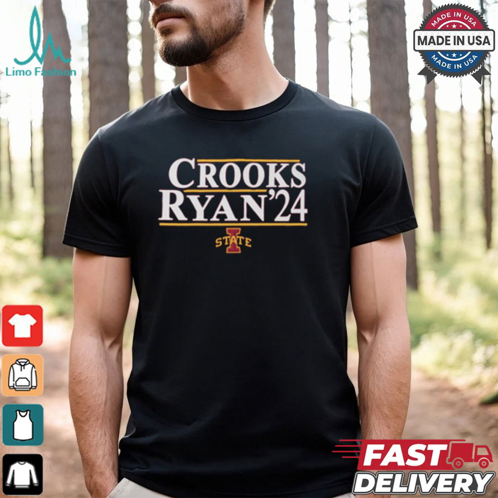 Audi Crooks x Emily Ryan ’24 Presidency Crimson Iowa State Cyclones t shirt Audi Crooks x Emily Ryan ’24 Presidency Crimson Iowa State Cyclones t shirt