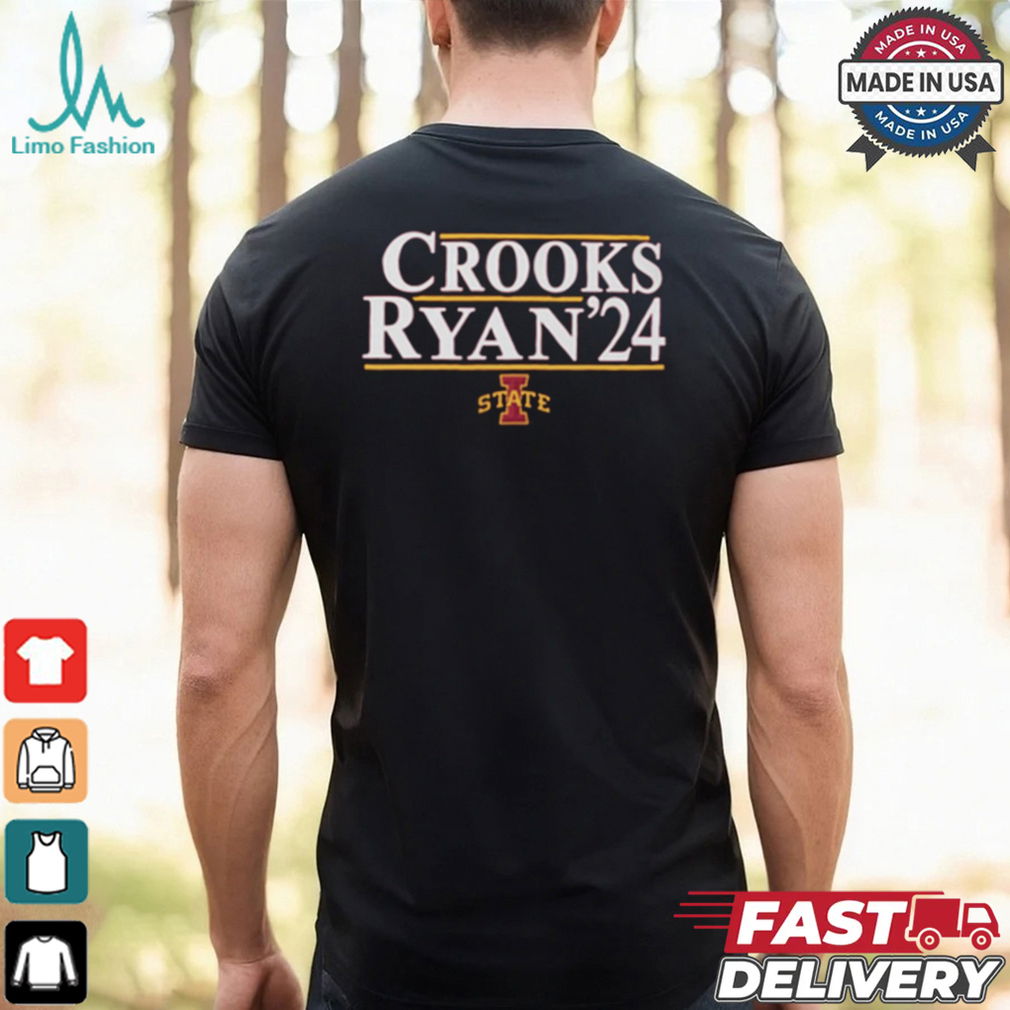 Audi Crooks x Emily Ryan ’24 Presidency Crimson Iowa State Cyclones t shirt Audi Crooks x Emily Ryan ’24 Presidency Crimson Iowa State Cyclones t shirt