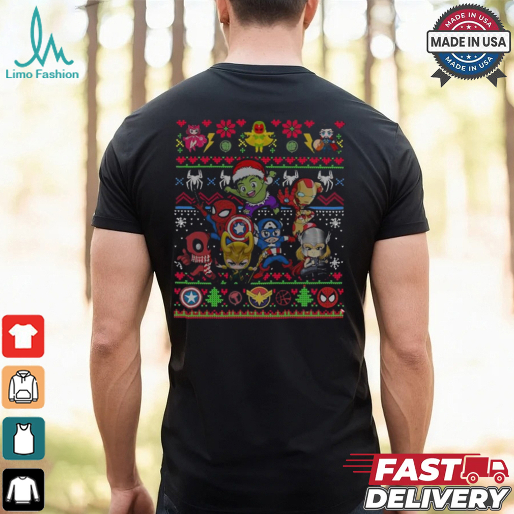 Avengers Christmas Superhero Christmas Shirt Avengers Christmas Superhero Christmas Shirt