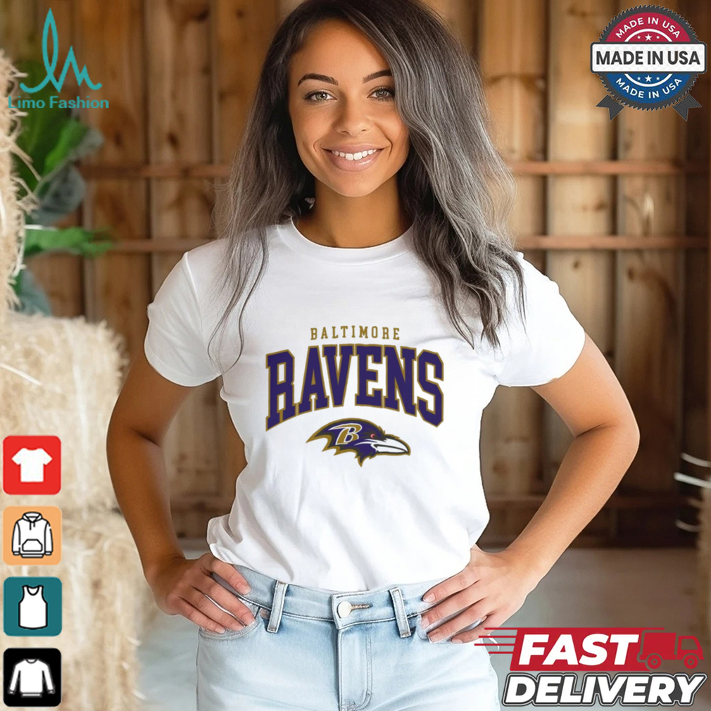 Baltimore Ravens Classic Arched Logo Shirt Baltimore Ravens Classic Arched Logo Shirt