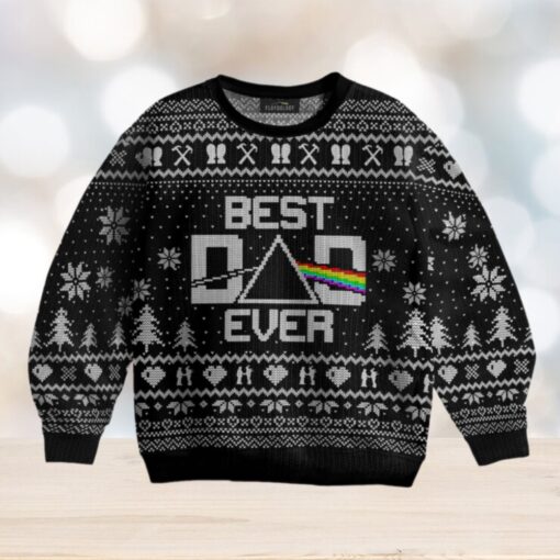 Best DAD Ever DSOTM – Pink Floyd Ugly Christmas Sweater