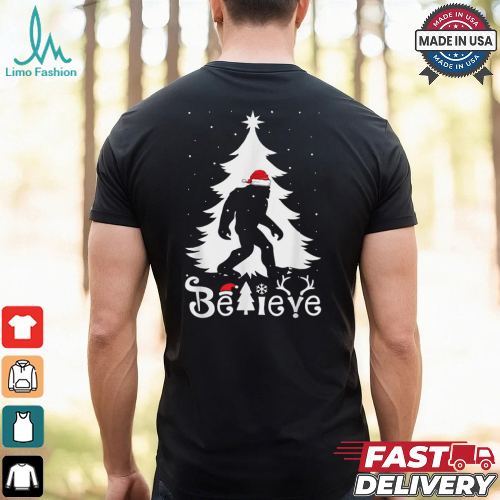 Bigfoot Christmas Gifts For Men Boys Girls Funny Christmas T Shirt Recovered Bigfoot Christmas Gifts For Men Boys Girls Funny Christmas T Shirt Recovered