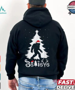 Bigfoot Christmas Gifts For Men Boys Girls Funny Christmas T Shirt Recovered