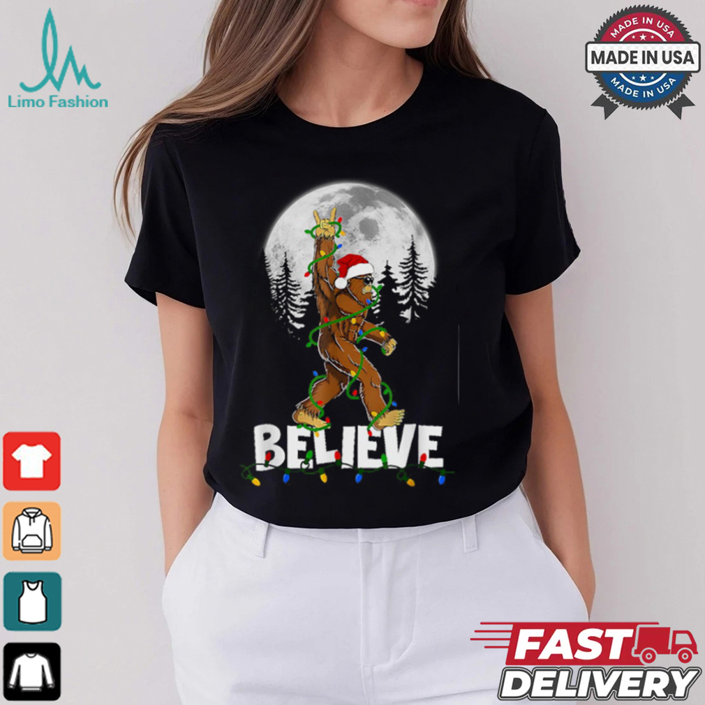 Bigfoot Rock Roll Sasquatch Christmas Believe Gifts T Shirt Recovered Bigfoot Rock Roll Sasquatch Christmas Believe Gifts T Shirt Recovered