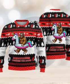 Bigfoot Ugly Sweater, Funny Bigfoot Christmas Sweater