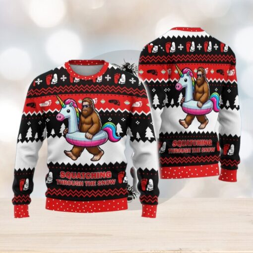 Bigfoot Ugly Sweater, Funny Bigfoot Christmas Sweater