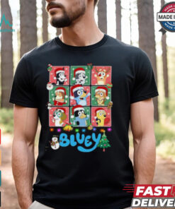 Bluey Family Movie Christmas Cartoon Shirt